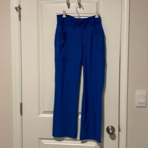 Womens royal blue Cherokee petite XS scrub pants. New. Never worn